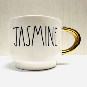 Retired Rae Dunn Princess Collection Coffee Tea Mug Jasmine